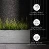 Reglo - 35.4in x 11.8in x 15.7 - Carbon Stone - Carbon Stone,35.4 in x 11.8 in x 15.7 in