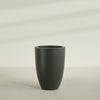 Brannan Large Round Fiberglass Planter - 30 in x 30 in x 41 in - Matte Charcoal - Matte Charcoal,30 in x 30 in x 41 in