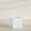 Montroy Large Cube Square Fiberglass Planter - 40 in x 40 in x 40 in - Matte White - Matte White,40 in x 40 in x 40 in