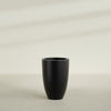 Brannan Large Round Fiberglass Planter - 24 in x 24 in x 35 in - Matte Black - Matte Black,24 in x 24 in x 35 in