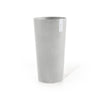 Amsterdam High Large Tall Round Planter - 19.5 in x 19.5 in x 35.5 in - White Grey - White Grey,19.5 in x 19.5 in x 35.5 in,Planter Only