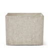 Semplito Rectangular Planter – Sand Stone Finish – Fiberglass Indoor/Outdoor and Weather-Resistant Large Planter (39.5" L x 19.75" W x 31.5" H Exterior, 39" L x 19.3" W Interior) - Sand Stone,39.3 in x 19.7 in x 31.5 in