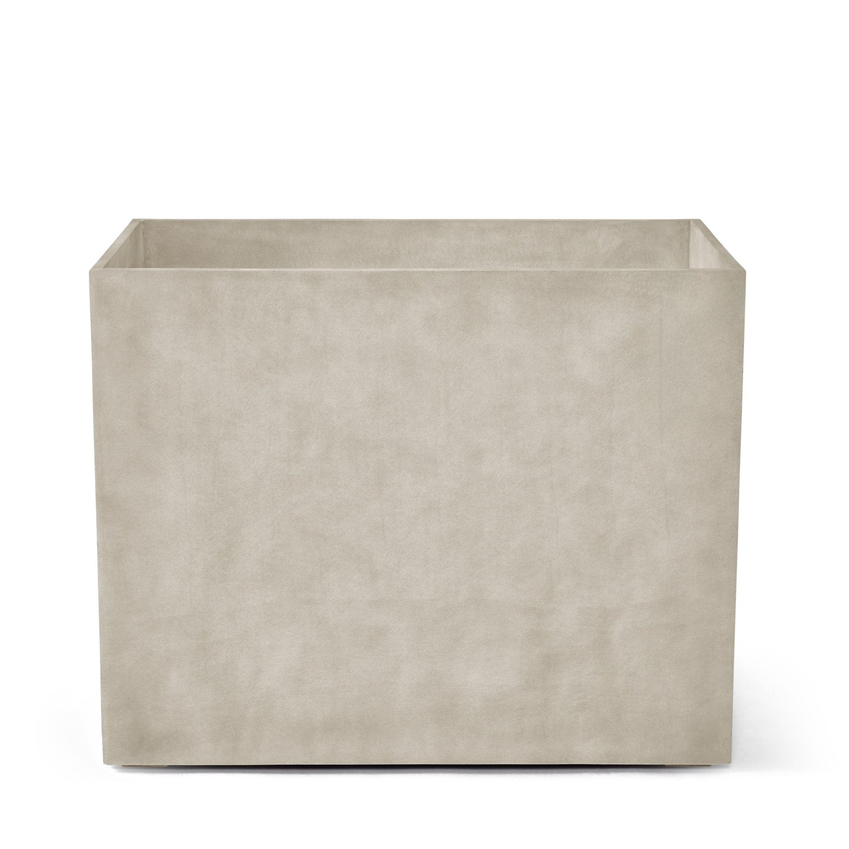Semplito Rectangular Planter – Sand Stone Finish – Fiberglass Indoor/Outdoor and Weather-Resistant Large Planter (39.5" L x 19.75" W x 31.5" H Exterior, 39" L x 19.3" W Interior) - Sand Stone,39.3 in x 19.7 in x 31.5 in