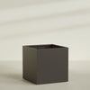 Montroy Extra Large Cube Square Fiberglass Planter - 60 in x 60 in x 60 in - Matte Brown - Matte Brown,60 in x 60 in x 60 in