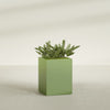 Brisbane Large Rectangle Fiberglass Planter - 24 in x 24 in x 32 in - Satin Green - Satin Green,24 in x 24 in x 32 in