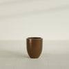 Valencia Small Round Fiberglass Planter - 15 in x 15 in x 18 in - Metallic Bronze - Metallic Bronze,15 in x 15 in x 18 in