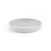 Small Round Saucer - 7 in x 7 in x 1 in - Pure White - Pure White,7 in x 7 in x 1 in