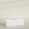 Tolga Extra Large Long Rectangle Fiberglass Planter - 72 in x 16 in x 24 in - Matte White - Matte White,72 in x 16 in x 24 in