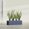 Tiergarden Large Long Over The Railing Rectangle Fiberglass Planter - 36 in x 12 in x 10 in - Matte Cobalt Blue - Matte Cobalt Blue,36 in x 12 in x 10 in