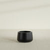 Short Hayden Small Round Fiberglass Planter - 12 in x 12 in x 7 in - Matte Black - Matte Black,12 in x 12 in x 7 in