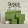 Brisbane Large Rectangle Fiberglass Planter - 24 in x 24 in x 32 in - Satin Green - Satin Green,24 in x 24 in x 32 in