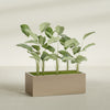 Torino Extra Large Wide Rectangle Fiberglass Planter - 48 in x 24 in x 18 in - Metallic Gold - Metallic Gold,48 in x 24 in x 18 in
