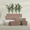 24"-Wide Rectangle - 48in x 24in x 18in - StoneLight - Sunstone - StoneLight - Sunstone,48 in x 24 in x 18 in
