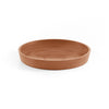 Small Round Saucer - 7 in x 7 in x 1 in - Terracotta - Terracotta,7 in x 7 in x 1 in