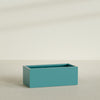 Torino Extra Large Wide Rectangle Fiberglass Planter - 48 in x 24 in x 18 in - Satin Sea Foam - Satin Sea Foam,48 in x 24 in x 18 in