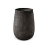 Mondo High Tall Planter – Brown Stone Finish – Fiberglass Indoor/Outdoor and Weather-Resistant Round Planter (21.6" D x 35.4" H Exterior, 20.3" D x 35.4" H Interior)Brown - Brown Stone,21.6 in diam. x 35.6 in