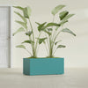 Badalona Large Tall Rectangle Fiberglass Planter - 39 in x 17 in x 17 in - Satin Sea Foam - Satin Sea Foam,39 in x 17 in x 17 in