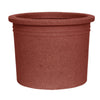 Curbside Cylinder Round Plastic Planter - 18.4 in x 18.4 in x 15 in - Red Brick - Red Brick,18.4 in x 18.4 in x 15 in