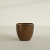 Wannsee Large Round Fiberglass Planter - 33 in x 33 in x 29 in - Metallic Bronze - Metallic Bronze,33 in x 33 in x 29 in
