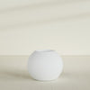 Globe Large Sphere Fiberglass Planter - 30 in x 30 in x 24 in - Gloss White - Gloss White,30 in x 30 in x 24 in