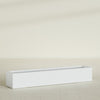 Cuba Extra Large Long Rectangle Fiberglass Planter - 72 in x 14 in x 12 in - Gloss White - Gloss White,72 in x 14 in x 12 in