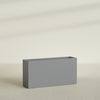 Hollywood Extra Large Narrow Rectangle Fiberglass Planter - 48 in x 12 in x 24 in - Metallic Gunmetal - Metallic Gunmetal,48 in x 12 in x 24 in