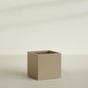 Montroy Large Cube Square Fiberglass Planter - 36 in x 36 in x 36 in - Metallic Gold - Metallic Gold,36 in x 36 in x 36 in