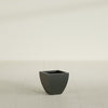 Lima Small Tapered Square Fiberglass Planter - 12 in x 12 in x 12 in - Matte Charcoal - Matte Charcoal,12 in x 12 in x 12 in
