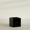 Montroy Large Cube Square Fiberglass Planter - 36 in x 36 in x 36 in - Gloss Black - Gloss Black,36 in x 36 in x 36 in