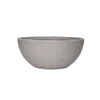 Curbside Flat Bottom Bowl Plastic Planter - 15.5 in x 15.5 in x 6.5 in - Cement - Cement,15.5 in x 15.5 in x 6.5 in