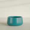 Short Hayden Medium Round Fiberglass Planter - 20 in x 20 in x 10 in - Satin Sea Foam - Satin Sea Foam,20 in x 20 in x 10 in