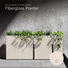 Reglo Rectangular Planter – Sand Stone Finish – Fiberglass Indoor/Outdoor and Weather-Resistant Large Planter (35.5" L x 11.75" W x 15.75" H Exterior, 35" L x 11.5" W Interior) - Sand Stone,35.5 in x 11.75 in x 15.75 in - Sand Stone,35.5 in x 11.75 i - Sand Stone,35.4 in x 11.8 in x 15.7 in