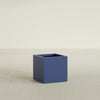 Montroy Medium Cube Square Fiberglass Planter - 20 in x 20 in x 20 in - Matte Cobalt Blue - Matte Cobalt Blue,20 in x 20 in x 20 in