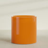 Rio Grande Large Round Fiberglass Planter - 30 in x 30 in x 32 in - Gloss Tangerine - Gloss Tangerine,30 in x 30 in x 32 in