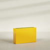 Milano Large Narrow Rectangle Fiberglass Planter - 36 in x 10 in x 24 in - Gloss Saffron - Gloss Saffron,36 in x 10 in x 24 in