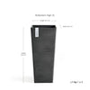 Rotterdam Medium Tall Square Planter - 12.6 in x 12.6 in x 27.5 in - Dark Grey - Dark Grey,12.5 in x 12.5 in x 27.5 in,Planter Only