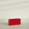 Hollywood Large Narrow Rectangle Fiberglass Planter - 36 in x 12 in x 24 in - Gloss Red - Gloss Red,36 in x 12 in x 24 in