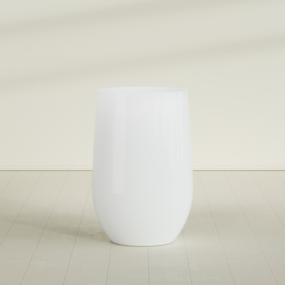 Westfield - 24in diam. x 36in - Matte White - Matte White,24 in diam. x 36 in H