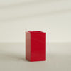 Darwin Large Tall Rectangle Fiberglass Planter - 24 in x 24 in x 42 in - Gloss Red - Gloss Red,24 in x 24 in x 42 in