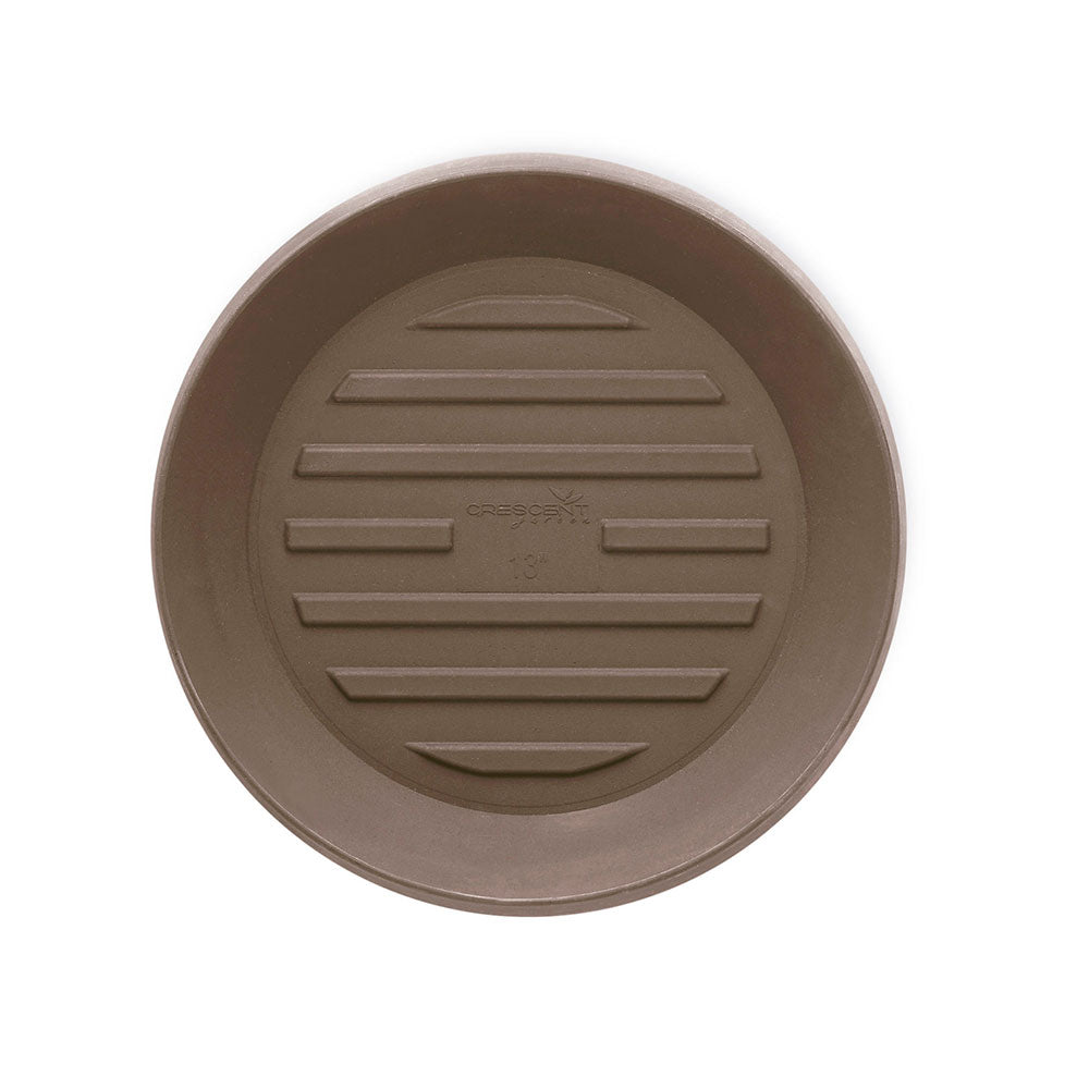 Round Plastic Plant Saucer - 20" Round - Mocha - Mocha,22 in x 22 in x 2.5 in