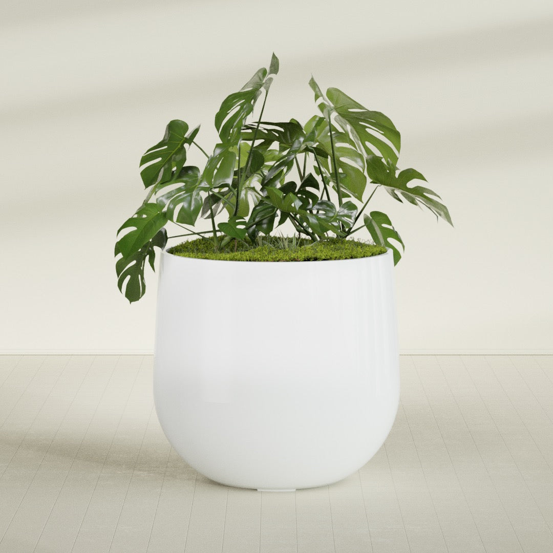 Westfield - 46in diam. x 41in - Matte White - Matte White,46 in diam. x 41 in H