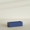 Reade Small Tabletop Rectangle Fiberglass Planter - 14 in x 5 in x 4.3 in - Matte Cobalt Blue - Matte Cobalt Blue,14 in x 5 in x 4.3 in