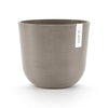 Oslo Small Round Planter - 17.8 in x 17.8 in x 15.5 in - Taupe - Taupe,17.75 in x 17.75 in x 15.5 in,Planter Only