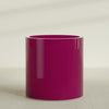 Rio Grande Large Round Fiberglass Planter - 30 in x 30 in x 32 in - Gloss Eggplant - Gloss Eggplant,30 in x 30 in x 32 in