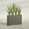 Delray Extra Large Long Rectangle Fiberglass Planter - 48 in x 12 in x 32 in - Matte Bronze - Matte Bronze,48 in x 12 in x 32 in