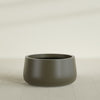 Short Hayden Medium Round Fiberglass Planter - 20 in x 20 in x 10 in - Matte Bronze - Matte Bronze,20 in x 20 in x 10 in