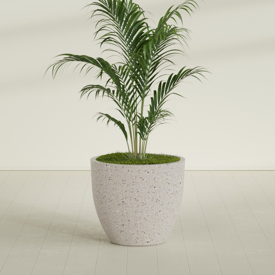 Tapered Round - 39in diam. x 34in - StoneLight - Pearlstone - StoneLight - Pearlstone,39 in x 39 in x 34 in