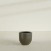 Alzira Medium Round Fiberglass Planter - 23 in x 23 in x 22 in - Matte Bronze - Matte Bronze,23 in x 23 in x 22 in