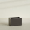 Granada Large Rectangle Fiberglass Planter - 36 in x 24 in x 24 in - Matte Brown - Matte Brown,36 in x 24 in x 24 in