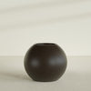 Globe Large Sphere Fiberglass Planter - 36 in x 36 in x 30 in - Matte Brown - Matte Brown,36 in x 36 in x 30 in
